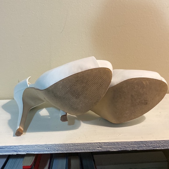 Aldo white peep toe heels - Picture 6 of 7